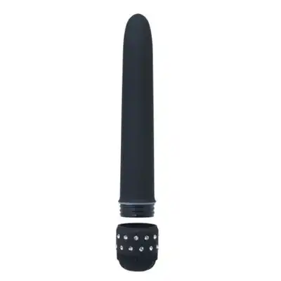 Toyz4lovers - Vibratore Diamond L. Klasyczny czarny wibrator z diamencikami