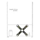 Ouch! -  Hogtie Connector Army Green. Uprząż do wiązania moro w stylu armii. Premium design. Ostatnia sztuka!