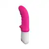 Elys - Rhinhorn Vibe Pink. Silikonowy wibrator w kształcie rogu nosorożca. 9 trybów 