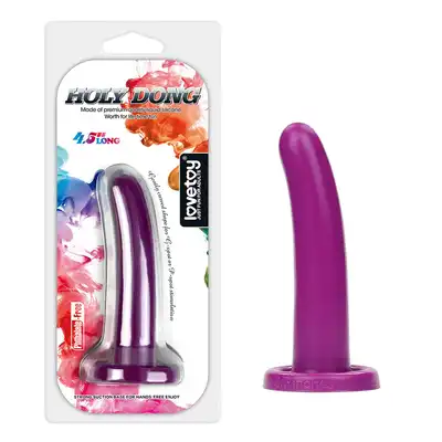 Lovetoy - Holly Dong Small 11 cm. Urocze fioletowe dildo z silikonu.