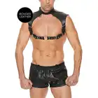 Ouch! - Men Harness with Neck Collar - One Size - Czarna. Fetish Brand of the Year
