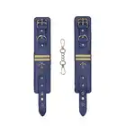 Ouch! -  Ankle Cuffs Sailor Blue. Kajdanki na nogi z motywem marynarskim. Niezwykle estetyczne. Ostatnia sztuka!