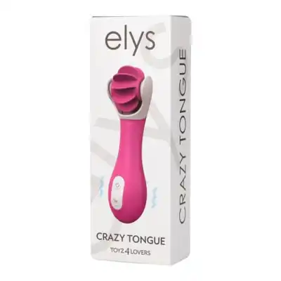 Elys - Crazy Tongue. Stymulator łechtaczki z obrotowymi języczkami. Oralna rozkosz 