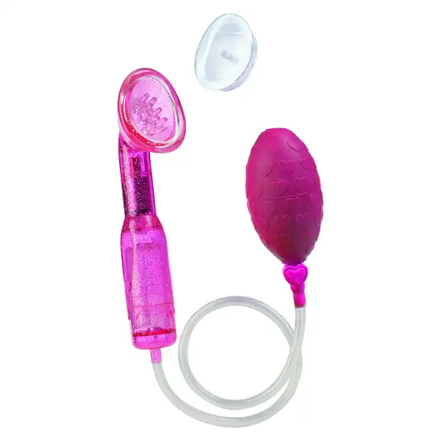 Calexotics - The Original Clitoral Pump. Wyjątkowa pompka do łechtaczki z wibracjami i serduszkami