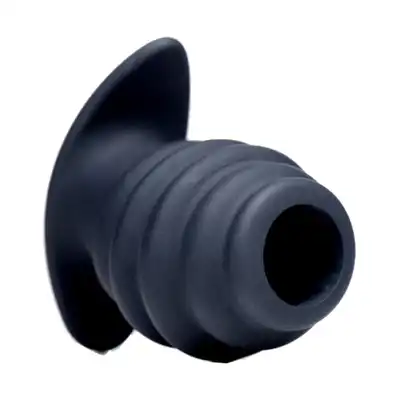 Master Series - Hive Ass Tunnel ok 7 cm . Gładki silikonowy tunel analny ze stymulującymi żebrowaniami 