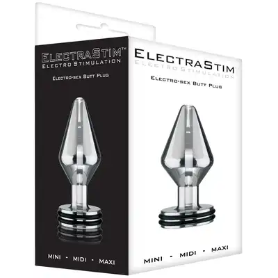 ElectraStim - Electro-Sex Butt Plug S. Metalowy korek analny z elektrostymulacją 