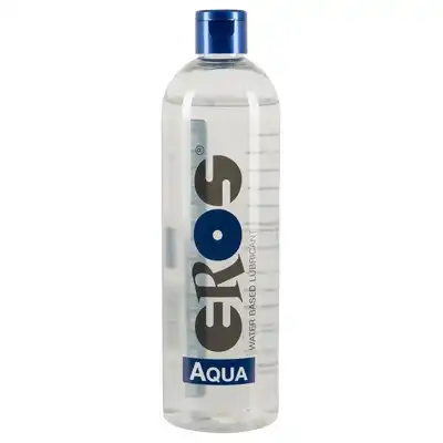 Eros - Aqua Flasche 500 ml. Bezzapachowy lubrykant na bazie wody o gładkiej, przyjemnej konsystencji 