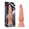 LoveToy - Dildo With Veins 24 cm - unikatowe dildo z żyłkami, 24 centymetry przyjemności