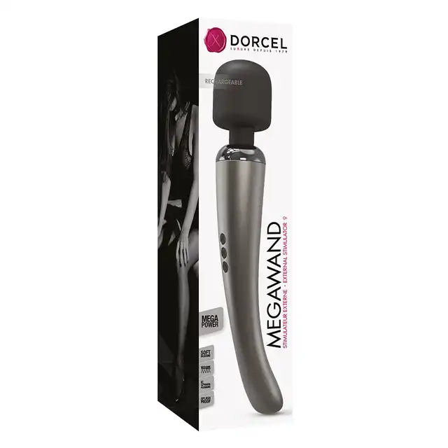 Dorcel- Megawand - Wand Vibrator - ekskluzywny wibrator w formie różdżki. Wiele możliwości użycia