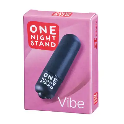 One Night Stand - Black Vibe. Czarny mini pocisk. Dyskretny, mocny, mobilny.
