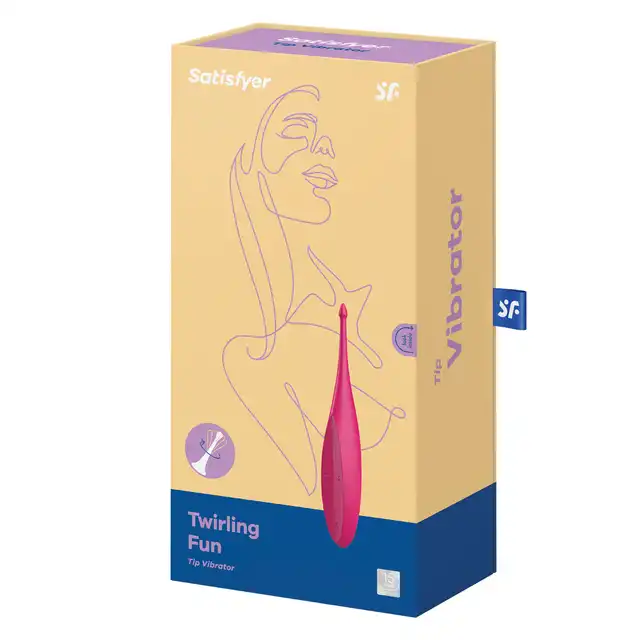 Satisfyer - Twirling Fun Magneta - wibrator z ruchomą, perfekcyjną końcówką. Satysfakcja gwarantowana