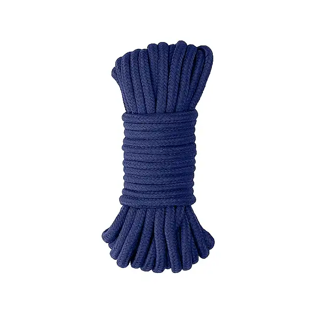 Ouch! - Sailor Bondage Rope 10 m. Lina do wiązania w kolorze niebieskim. Efektowny motyw marynarski 