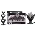 Master Series -Anal Anchor 3 Set. Zestaw progresywny cudownie rozpychających korków analnych 