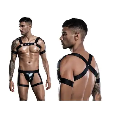 Saresia Roleplay - Sexy Harness Set. Super męska uprząż w rozmiarze. Rozmiar  S/L