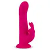 FeelzToys - Whirl-Pulse Rotating. Silikonowy wibrator z króliczkiem i przyssawką na pilota.  