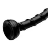 Hosed - Swirl Hose 46cm. Wielkie i giętkie, czarne mega dildo. Mocna przyssawka i extra dawka emocji.