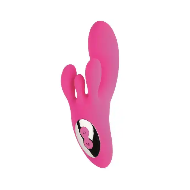 Feelztoys - Trivibe G-Spot wibrator. Innowacyjny  do punktu G, stymuluje łechtaczkę oraz wargi sromowe. 3 silniki. 8 programów USB