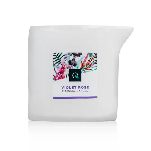 Exotiq - Violet Rose Candle 60 g. Świeca do masażu o zapachu fioletowej róży.