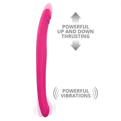 Dorcel - Orgasmic Double Do - 2w1, podwójne, ruchome unikatowe dildo i wibrator. Dwa silniki