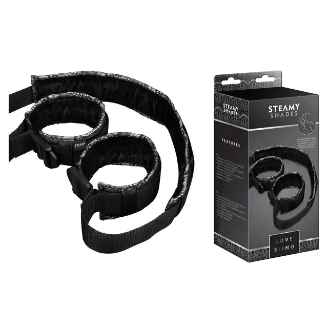 Steamy Shades - Love Sling - uniwersalny pas pozycyjny, elegancja i jakość