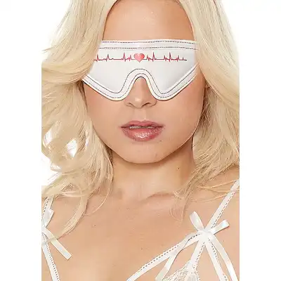 Ouch! - Eye Mask Nurse. Biała maska na oczy. Pielęgniarka 