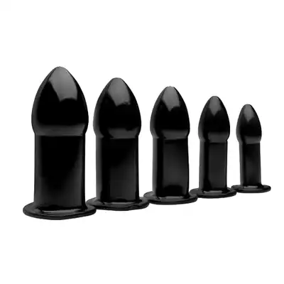 Master Series - Expansion Anal Dilator Set. Progresywny zestaw 5 korków analnych. Bardzo ergonomiczne i elastyczne 