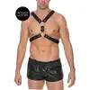 Ouch! - Scottish Harness -Super męski harness. L/XL - Czarny. Fetish Brand of the Year.