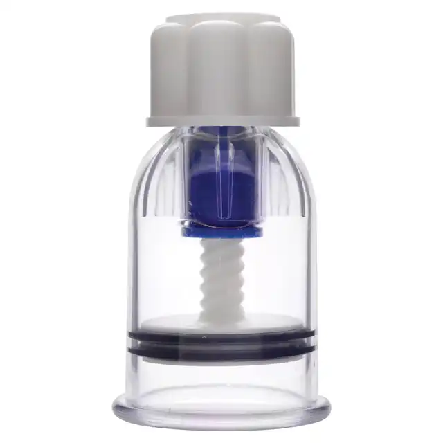 Master Series - Intake Anal Suction Device. Ekstremalna przyssawka analna z pokrętłem generującym podciśnienie 