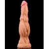 LoveToy - Dildo With Veins 24 cm - unikatowe dildo z żyłkami, 24 centymetry przyjemności