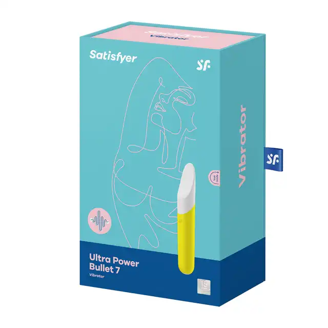 Satisfyer - Ultra Power Bullet 7 Yellow - mocny wibrator w mini wersji. Satysfakcja gwarantowana