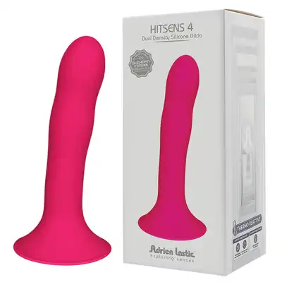 Adrien Lastic - Hitsens 4 Dual Density - różowe dildo o podwójnej gęstości. Przyjemność gwarantowana!