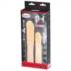 Malestation - Penis Extender Set 2 + 4. Niezwykły zestaw 2 przedłużek na penisa 5 cm i 10 cm 
