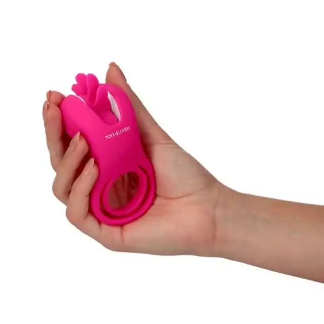 Elys - Mind Blower USB. Podwójny ring erekcyjny z obrotowymi języczkami. Mega stymulacja 