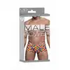 Male Power - Mini Short Print L. Bokserki w tęczowy wzór 