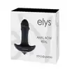 Elys - Anal Bow Real. Czarny stymulator prostaty. Mocne wibracje. Gładki silikon 