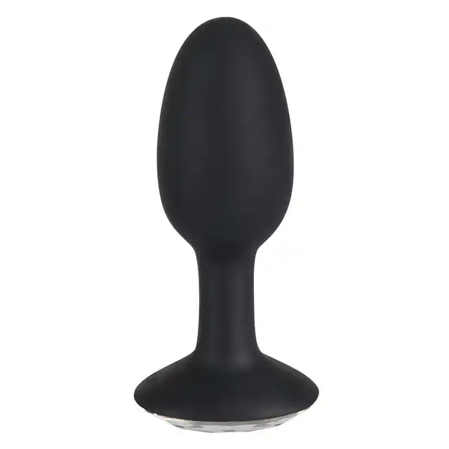 You2Toys - Butt Plug Diamond L. Duży silikonowy plug analny w kształcie jajka z bezbarwnym kryształkiem. Zabłyśnij przed partnerem