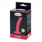 Malesation - Andy Dildo rot - czerwone dildo analne, gładki silikon, najwyższa jakość