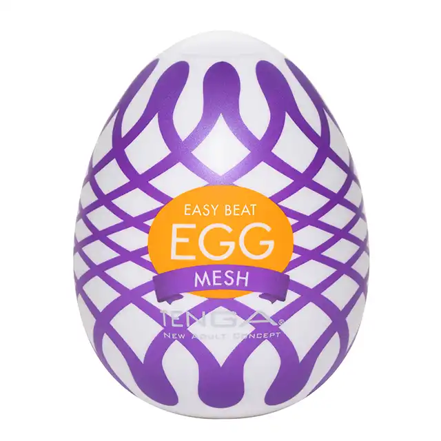 Tenga- Egg Wonder Mesh - nowoczesny masturbator męski. Bestsellerowa, kompaktowa forma! 