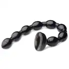 Hosed - Beaded Anal Snake. Mega wielkie czarne dildo 51 cm. Wielki emocje. Mocna przyssawka. Elastyczne.