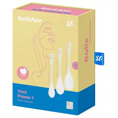 Satisfyer - Yoni Power 1 Kegel Balls - kulki Gejszy, trzy rozmiary. Idealne do ćwiczeń