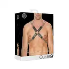 Ouch! - Chain And Chain Harness - Męski elegancki harness. One Size - Czarny. Fetish Brand of the Year Ostatnia sztuka!