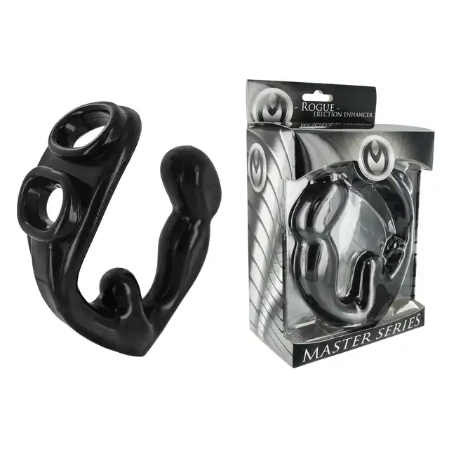 Master Series - Rogue Erection Anal. Profilowana wtyczka analna i super skuteczny ring erekcyjny 