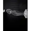 LoveToy - Flawless Clear - Prostate Plug 17 cm - przezroczysta wtyczka, idealna do stymulacji prostaty