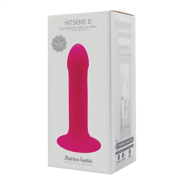 Adrien Lastic - Hitsens 2 dual Denisty - różowe dildo o podwójnej gęstości. Najlepsza jakość