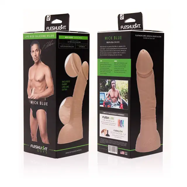 Fleshjack Boys - Mick Blue. Naturalistyczne dildo o odlewie gwiazdy porno Micke`a Blue! 21 cm 