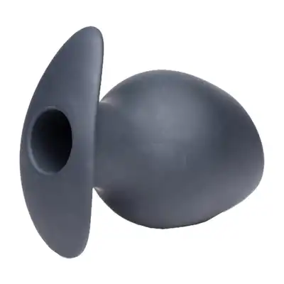 Master Series - Ass Goblet Hollow 9,5 cm. Silikonowy tunel analny o wygodnym kształcie kielicha 