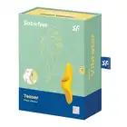 Satisfyer - Teaser Dark Yellow - wszechstronny stymulator łechtaczki, sutków oraz krocza. Silikon medyczny