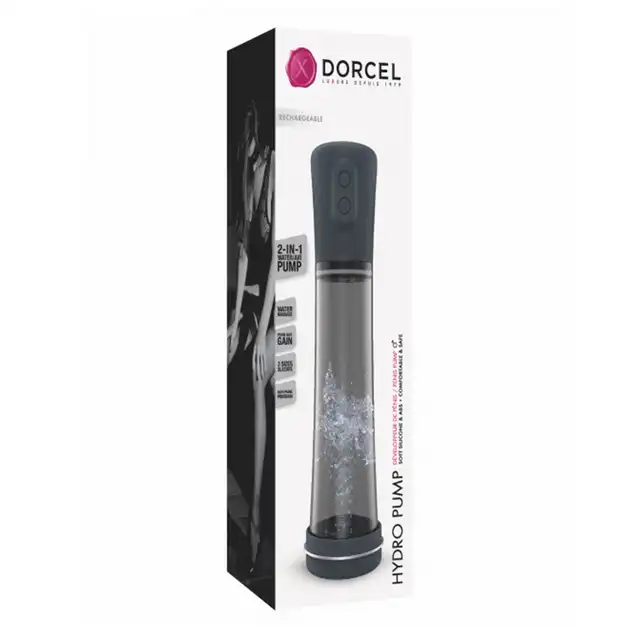 Dorcel - Hydro Pump - Rechargeable Penis Pump - wodno-powietrzna pompka do penisa, mocne i silne erekcje!