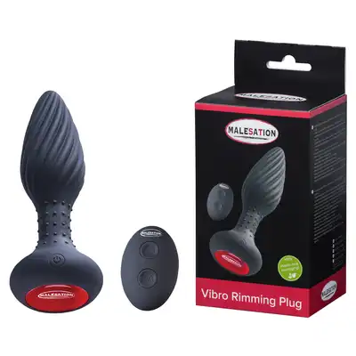 Malesation - Vibro Rimming Plug - unikatowy plug wibrujący z funkcją obracania. Niesamowita stymulacja