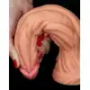 LoveToy - Dildo With Veins 24 cm - unikatowe dildo z żyłkami, 24 centymetry przyjemności